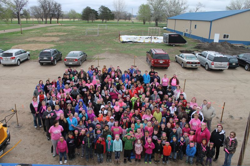 Niobrara Public Schools Walk for Jennifer "Nobody fights Alone"